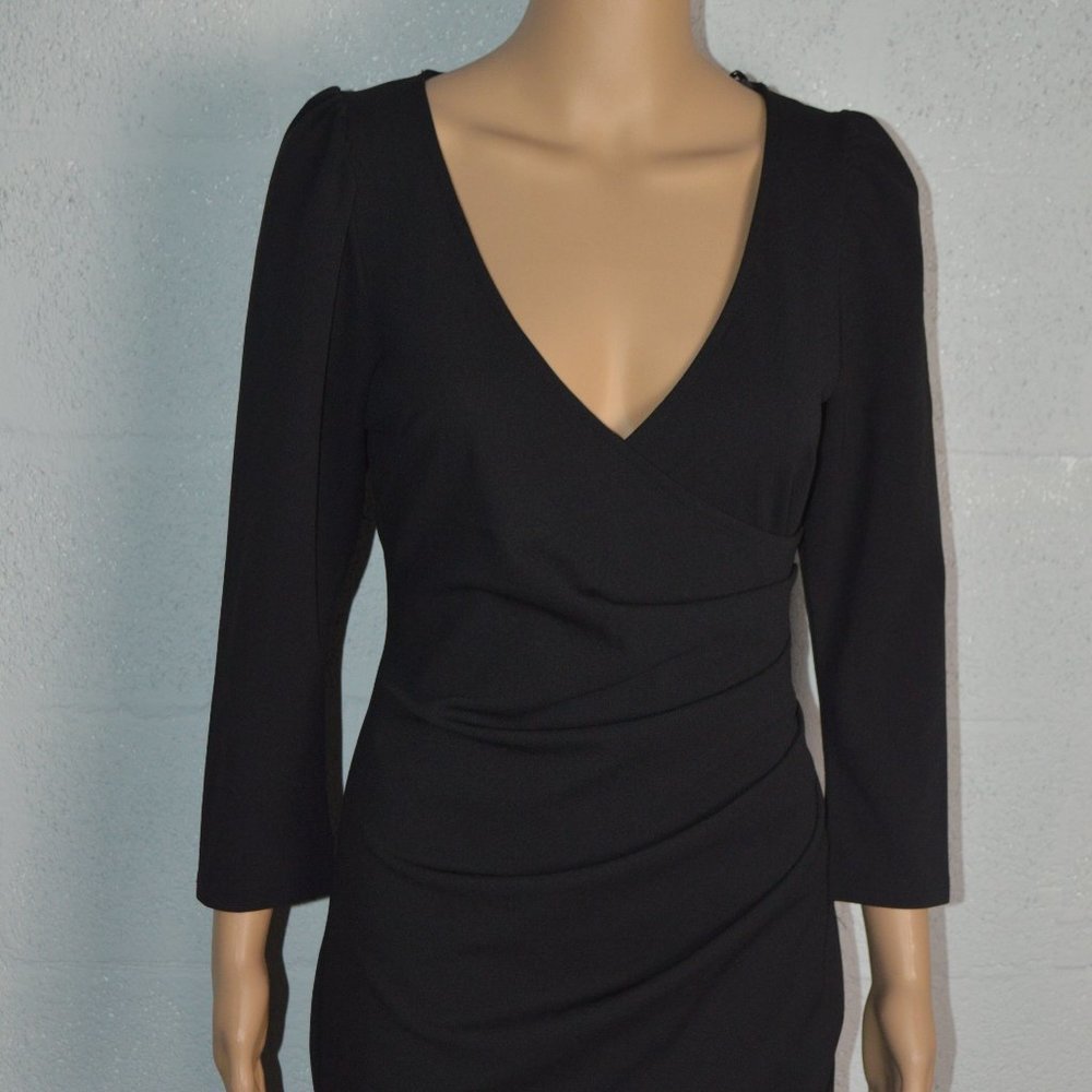 Revamped Womens Black Bodycon Dress Black Style# JS30-355 Size Medium